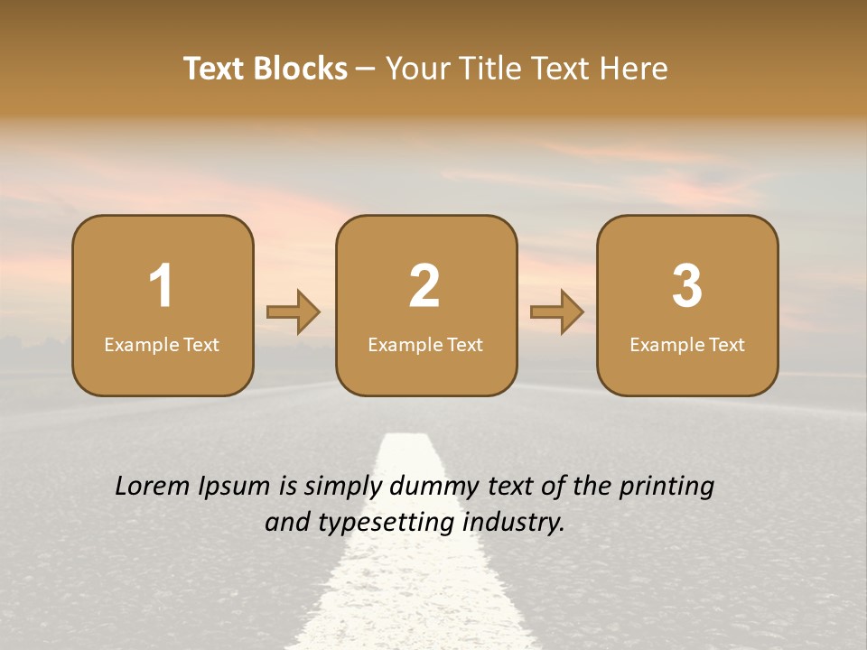 Horizontal Meadow Outdoor PowerPoint Template