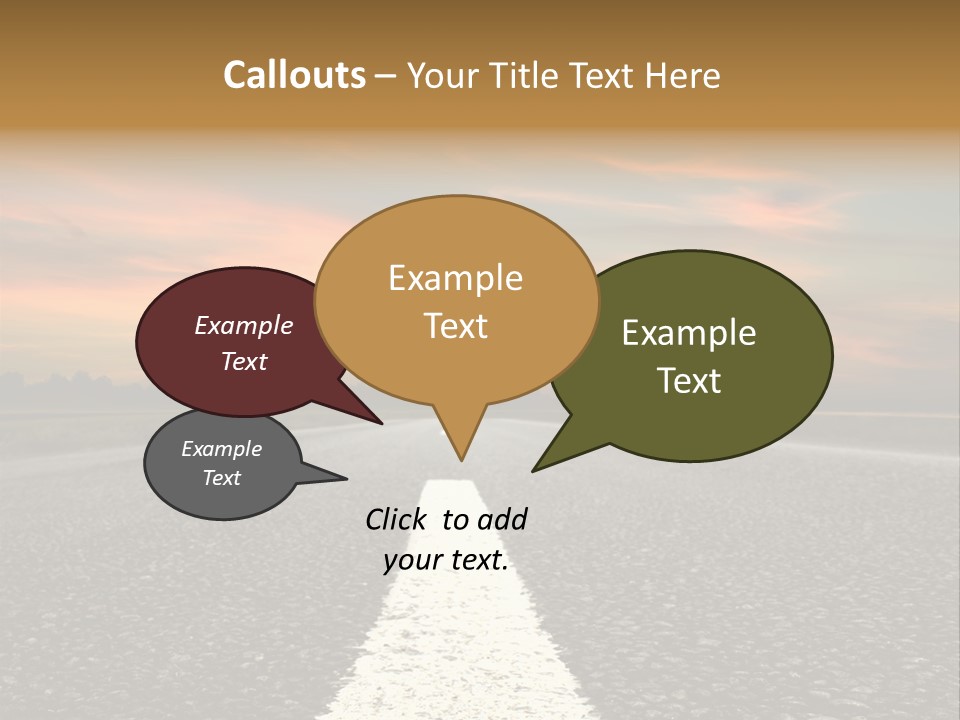 Horizontal Meadow Outdoor PowerPoint Template
