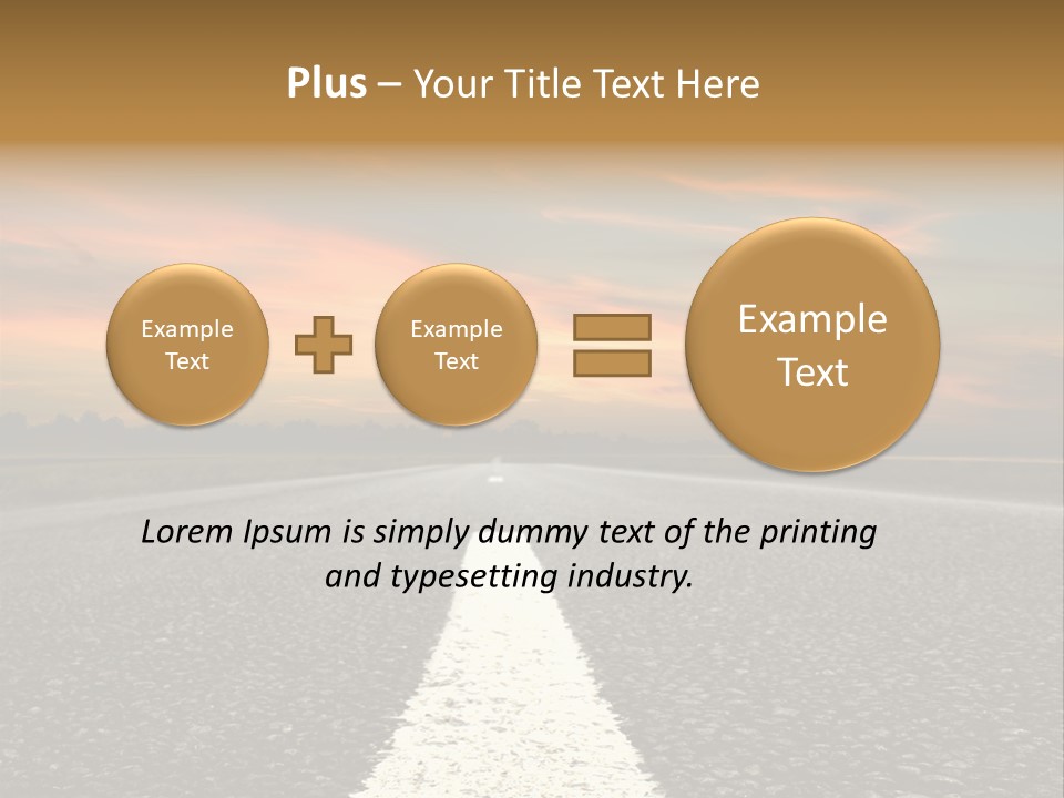 Horizontal Meadow Outdoor PowerPoint Template