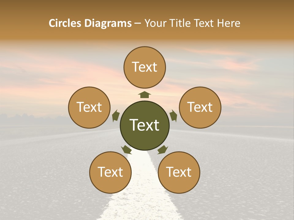 Horizontal Meadow Outdoor PowerPoint Template