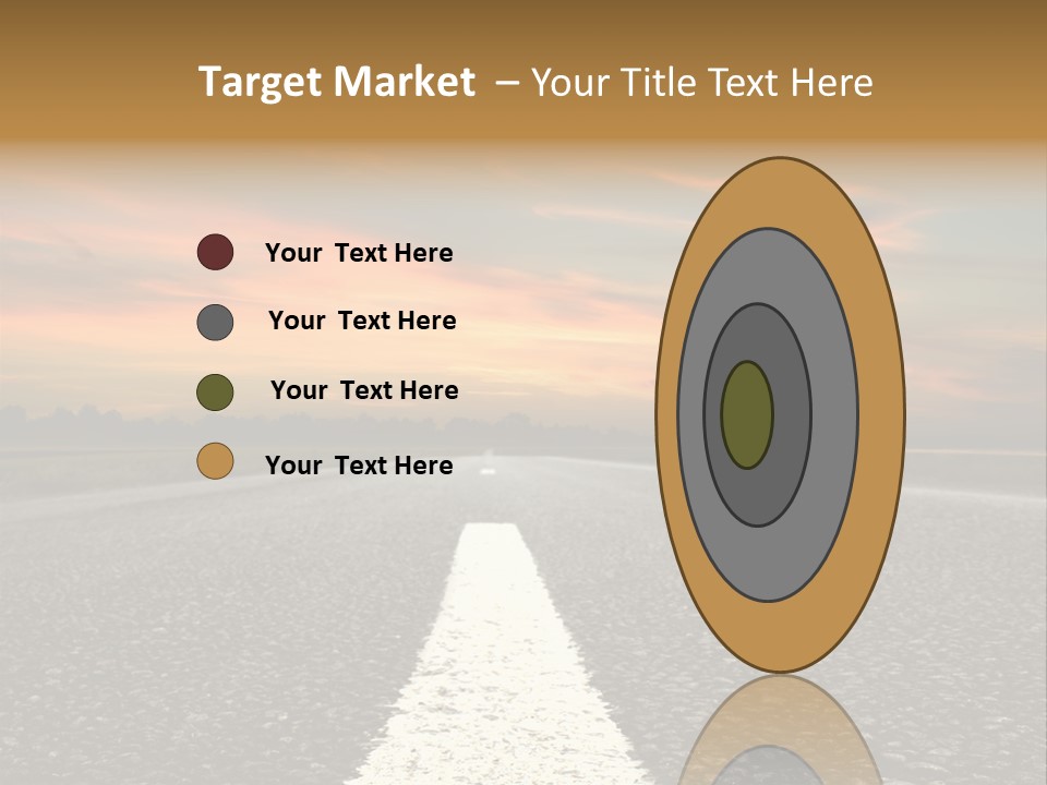 Horizontal Meadow Outdoor PowerPoint Template