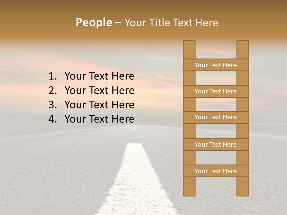 Horizontal Meadow Outdoor PowerPoint Template