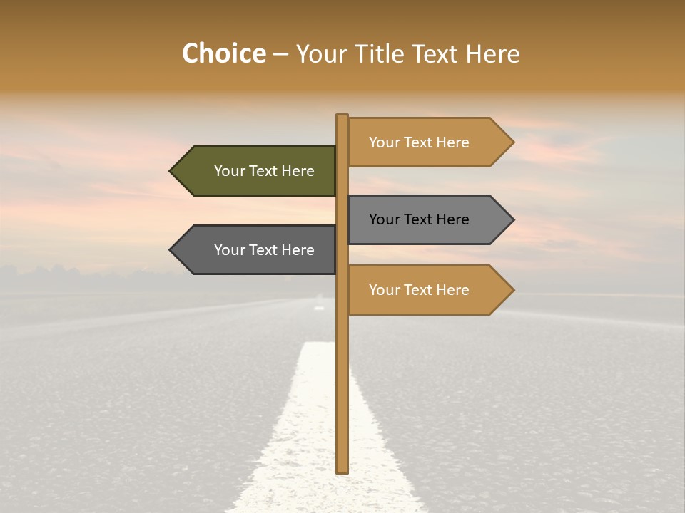 Horizontal Meadow Outdoor PowerPoint Template