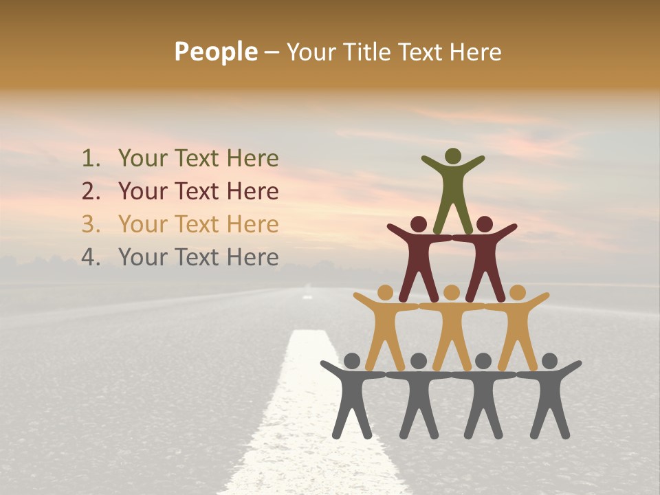 Horizontal Meadow Outdoor PowerPoint Template