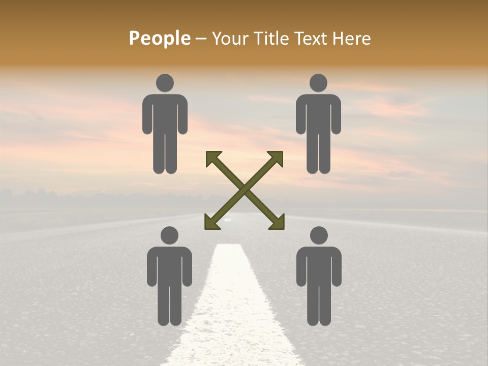 Horizontal Meadow Outdoor PowerPoint Template