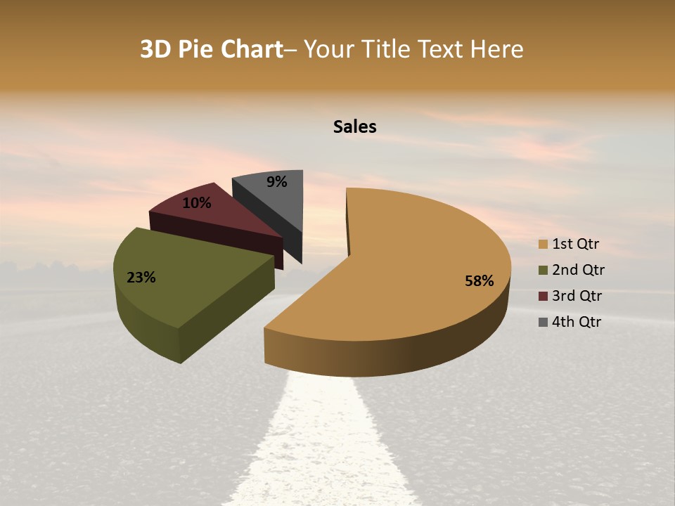 Horizontal Meadow Outdoor PowerPoint Template
