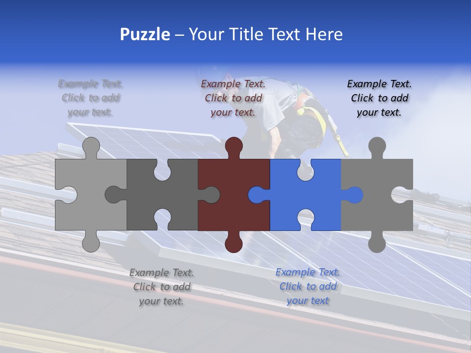 Roofer Electric Install PowerPoint Template