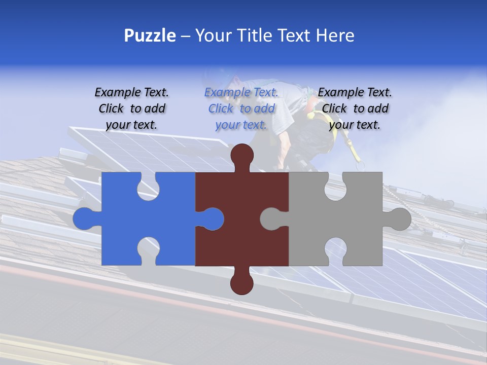 Roofer Electric Install PowerPoint Template