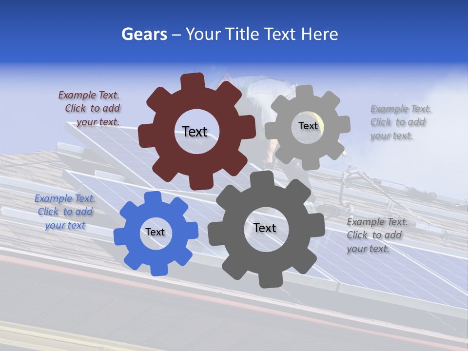 Roofer Electric Install PowerPoint Template