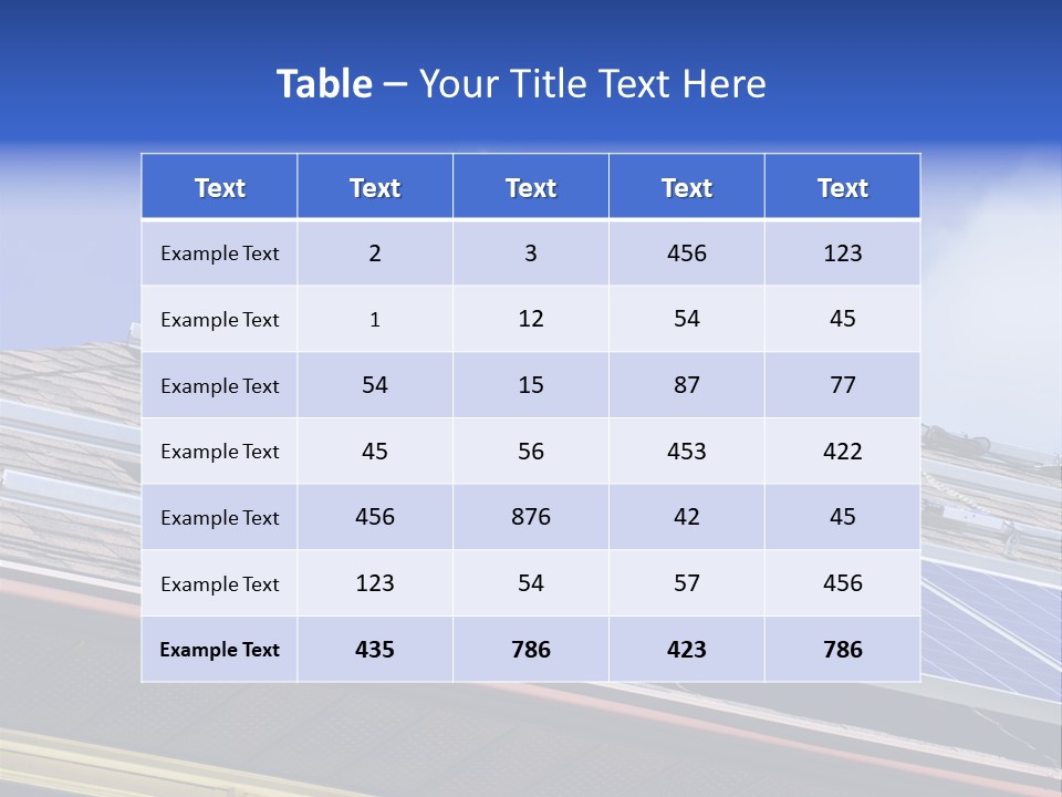 Roofer Electric Install PowerPoint Template