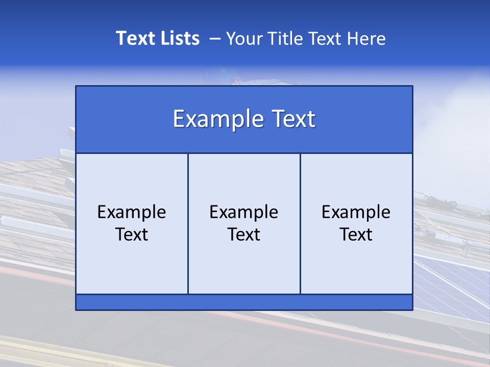 Roofer Electric Install PowerPoint Template
