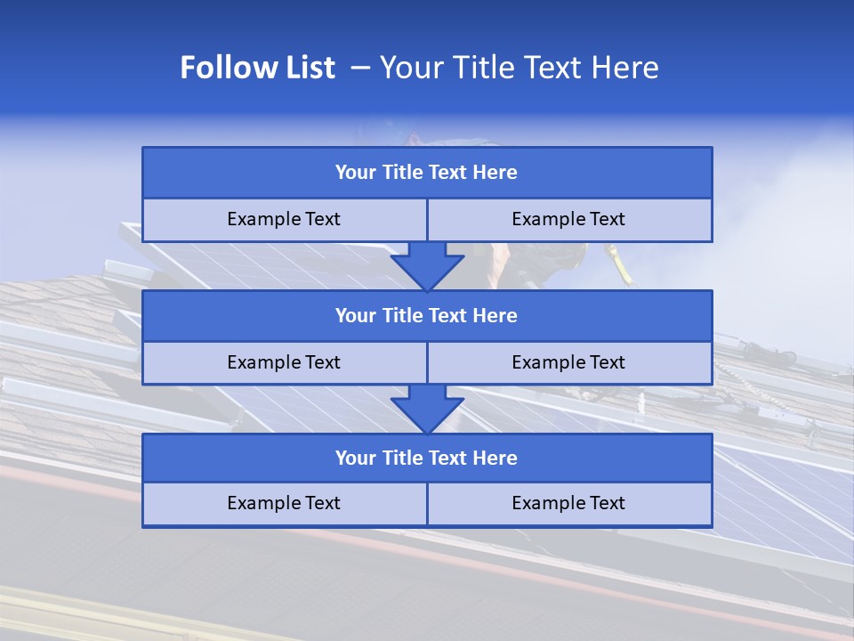 Roofer Electric Install PowerPoint Template