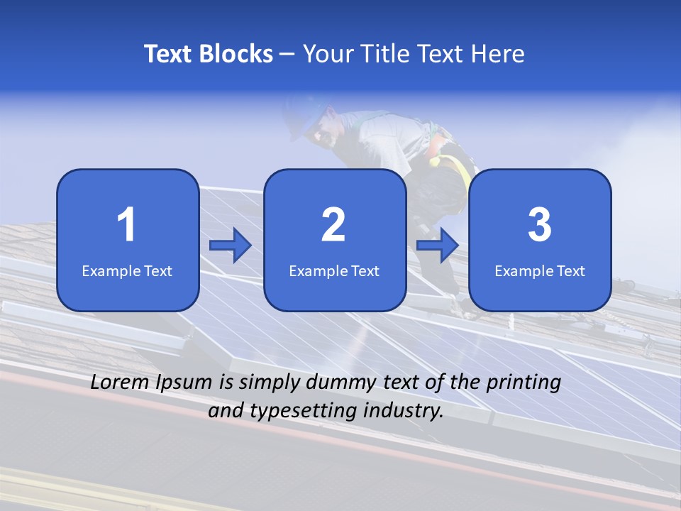 Roofer Electric Install PowerPoint Template