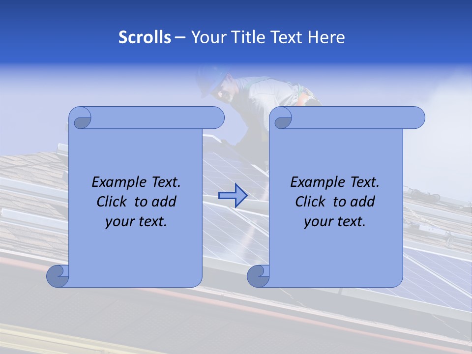 Roofer Electric Install PowerPoint Template