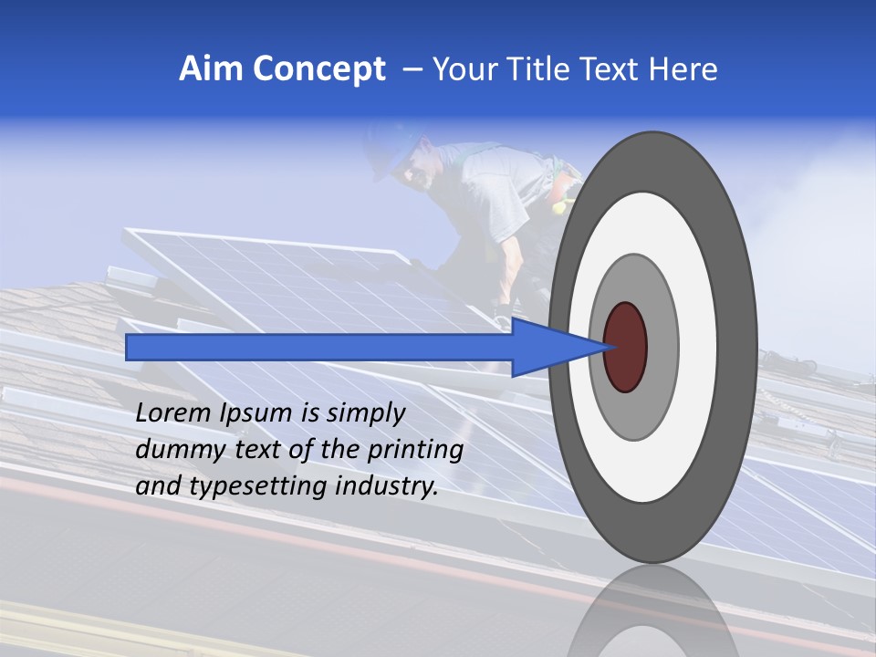 Roofer Electric Install PowerPoint Template