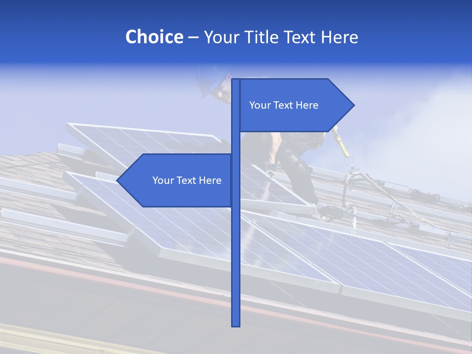 Roofer Electric Install PowerPoint Template