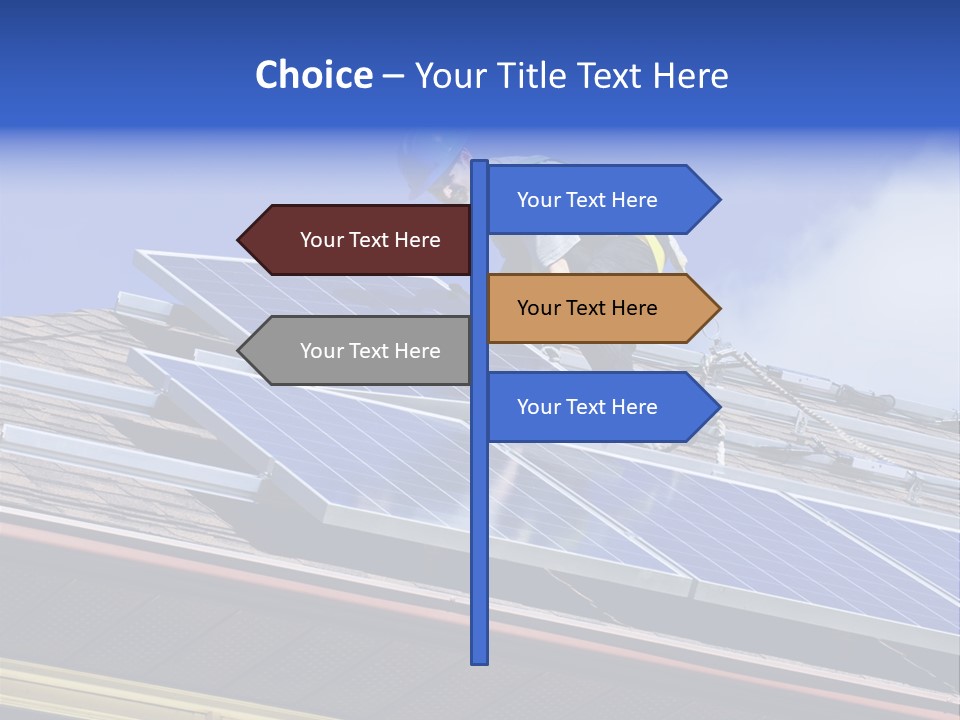 Roofer Electric Install PowerPoint Template