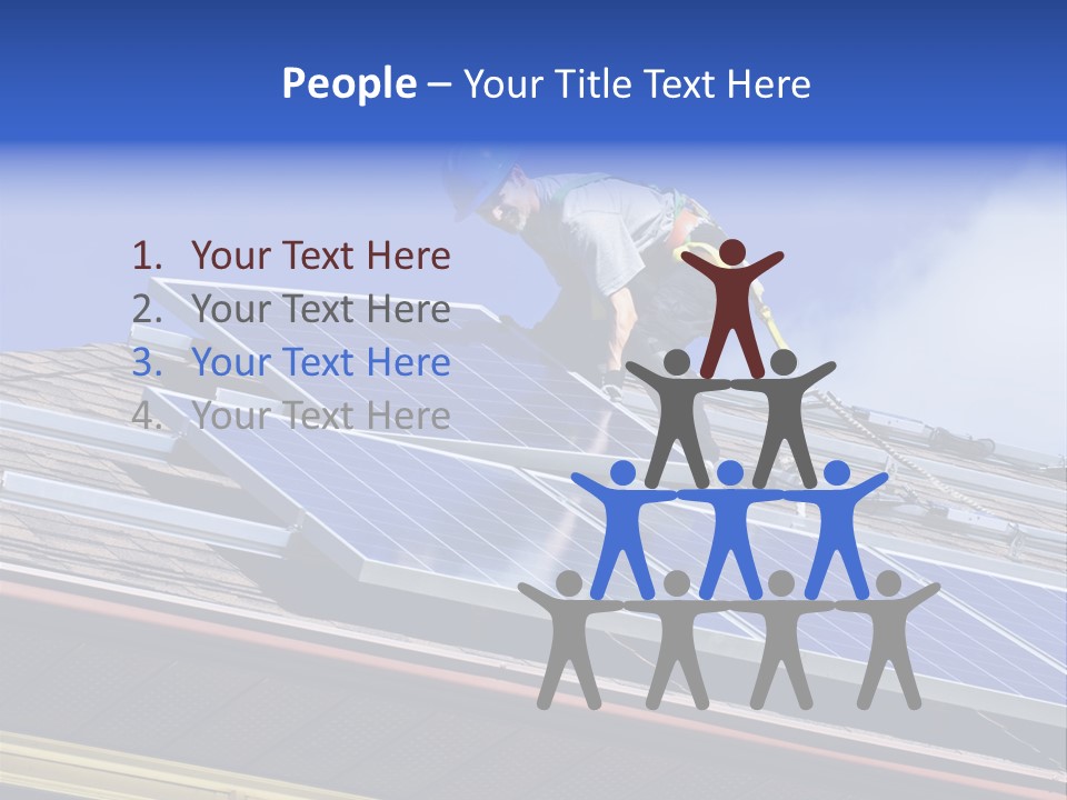 Roofer Electric Install PowerPoint Template