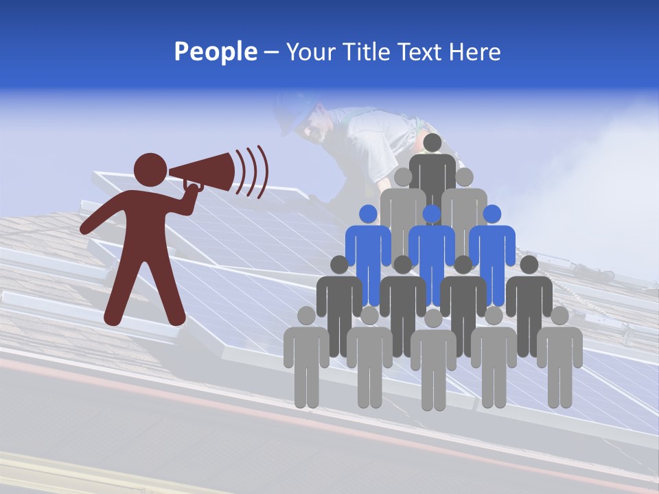 Roofer Electric Install PowerPoint Template