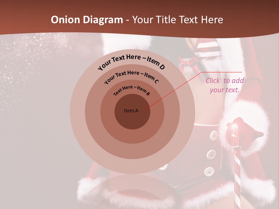 Claus Lady Happy PowerPoint Template