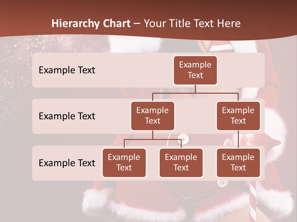 Claus Lady Happy PowerPoint Template