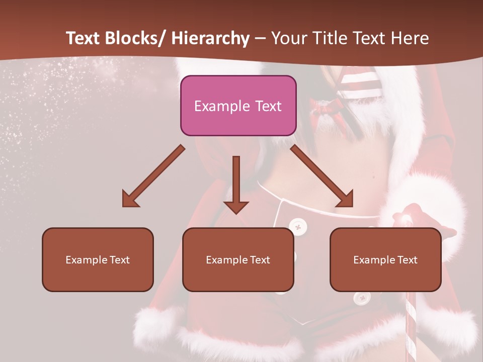 Claus Lady Happy PowerPoint Template