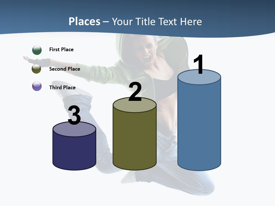 Female Performer Attractive PowerPoint Template