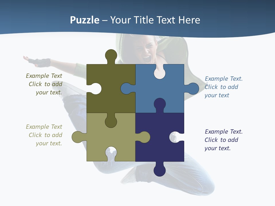 Female Performer Attractive PowerPoint Template