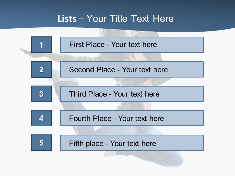 Female Performer Attractive PowerPoint Template