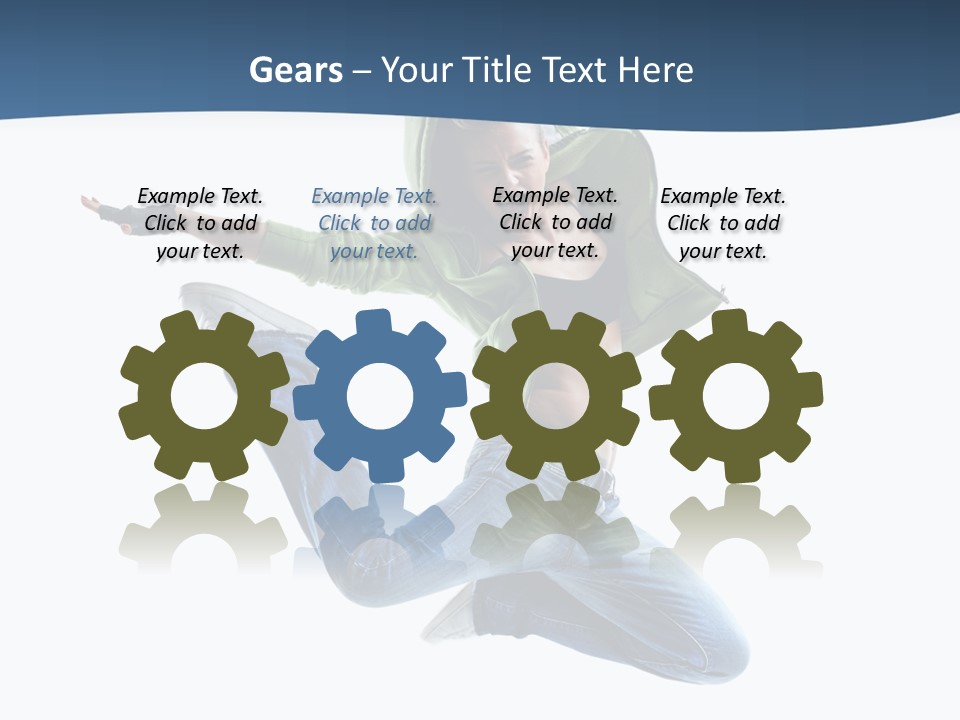 Female Performer Attractive PowerPoint Template