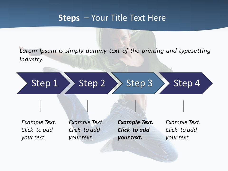 Female Performer Attractive PowerPoint Template