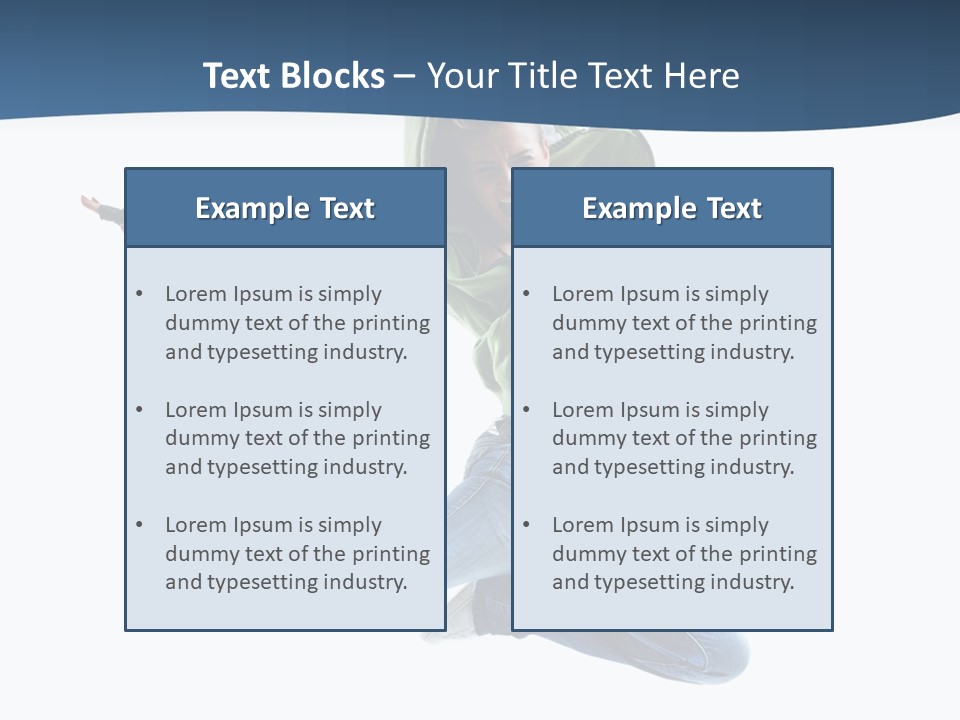 Female Performer Attractive PowerPoint Template