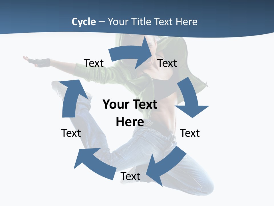 Female Performer Attractive PowerPoint Template