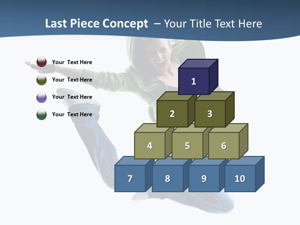 Female Performer Attractive PowerPoint Template