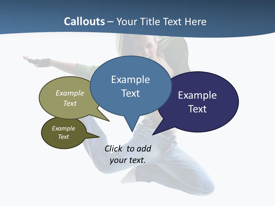 Female Performer Attractive PowerPoint Template