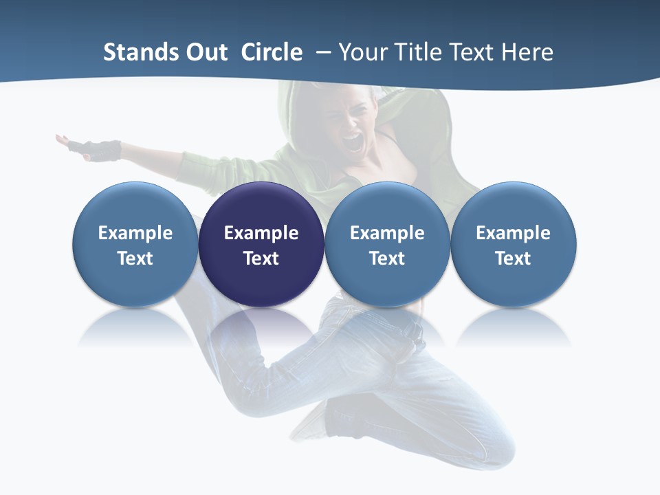 Female Performer Attractive PowerPoint Template