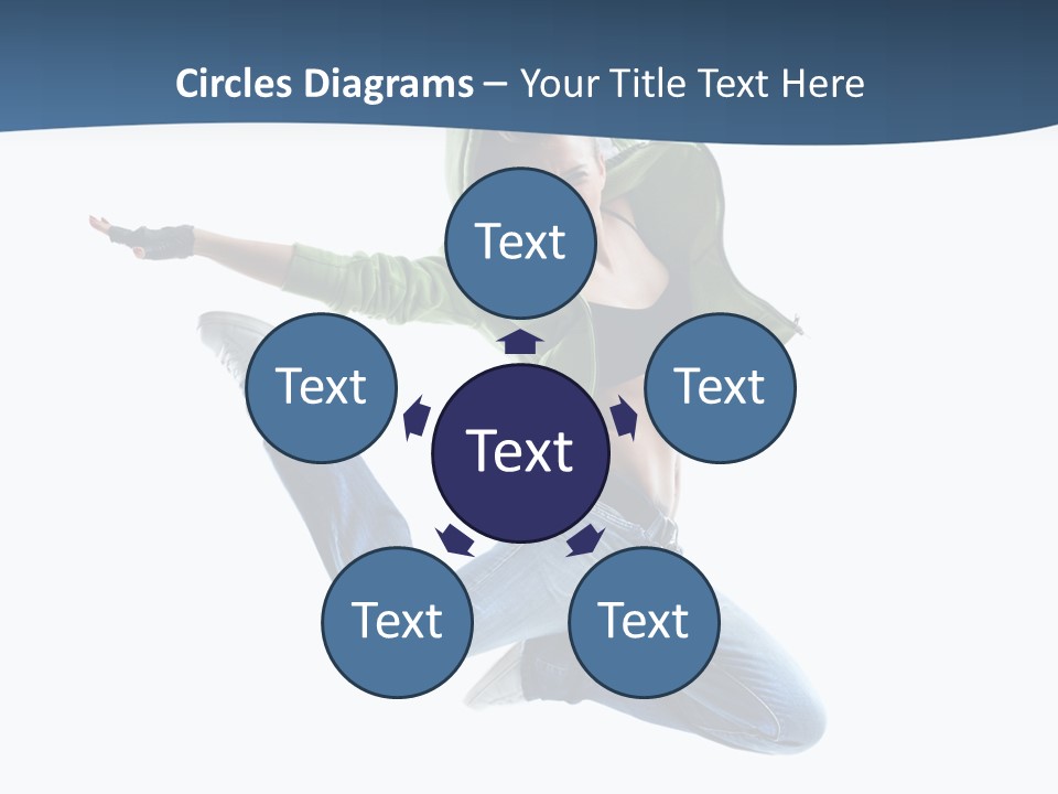 Female Performer Attractive PowerPoint Template