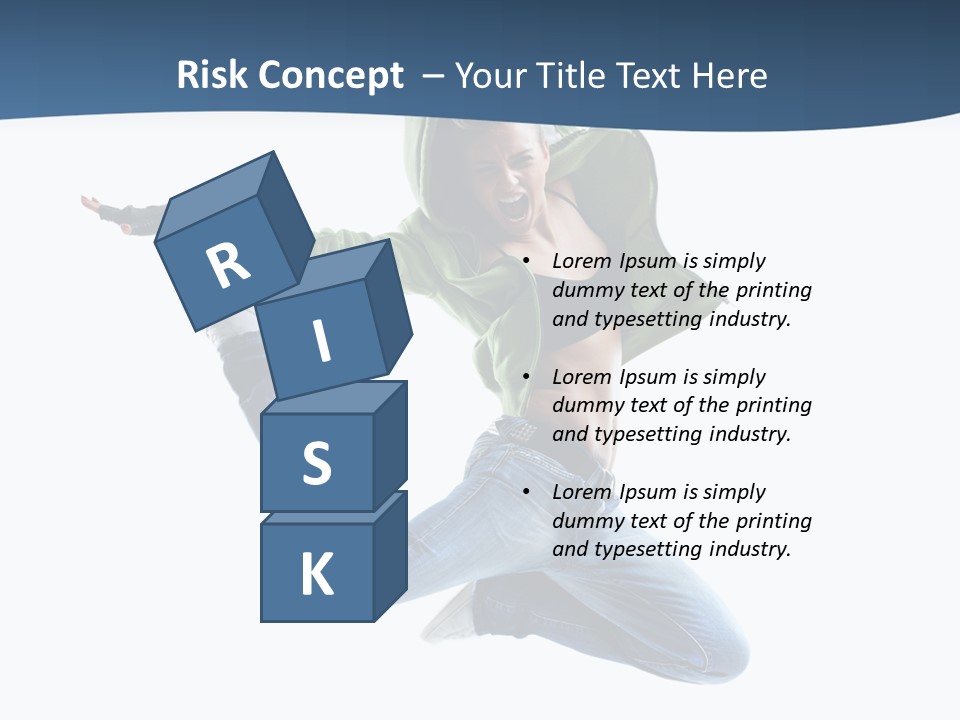 Female Performer Attractive PowerPoint Template