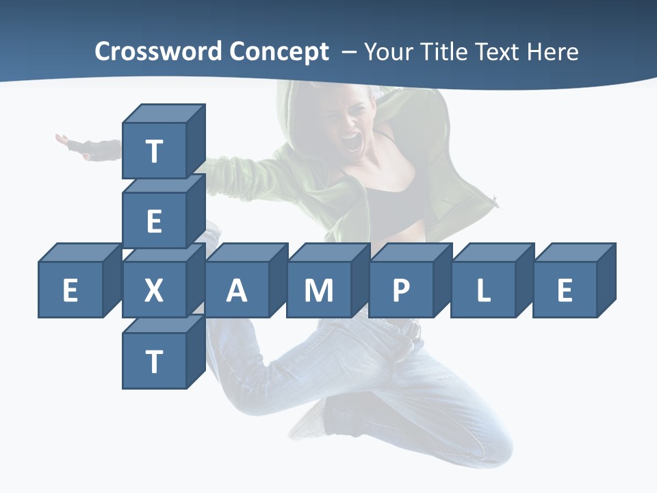 Female Performer Attractive PowerPoint Template