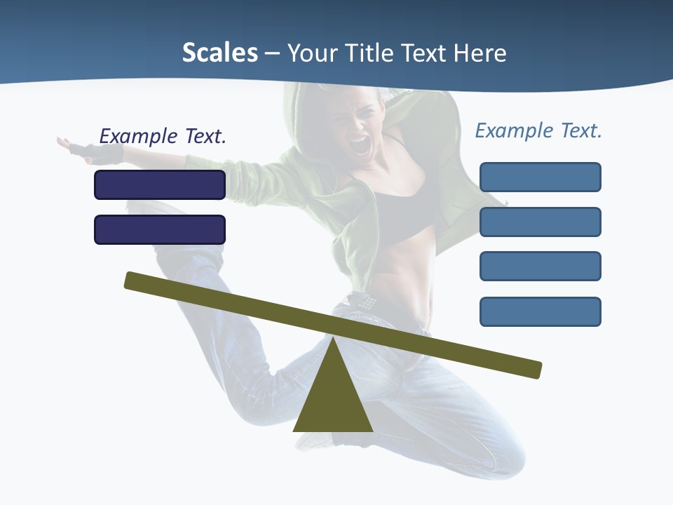 Female Performer Attractive PowerPoint Template