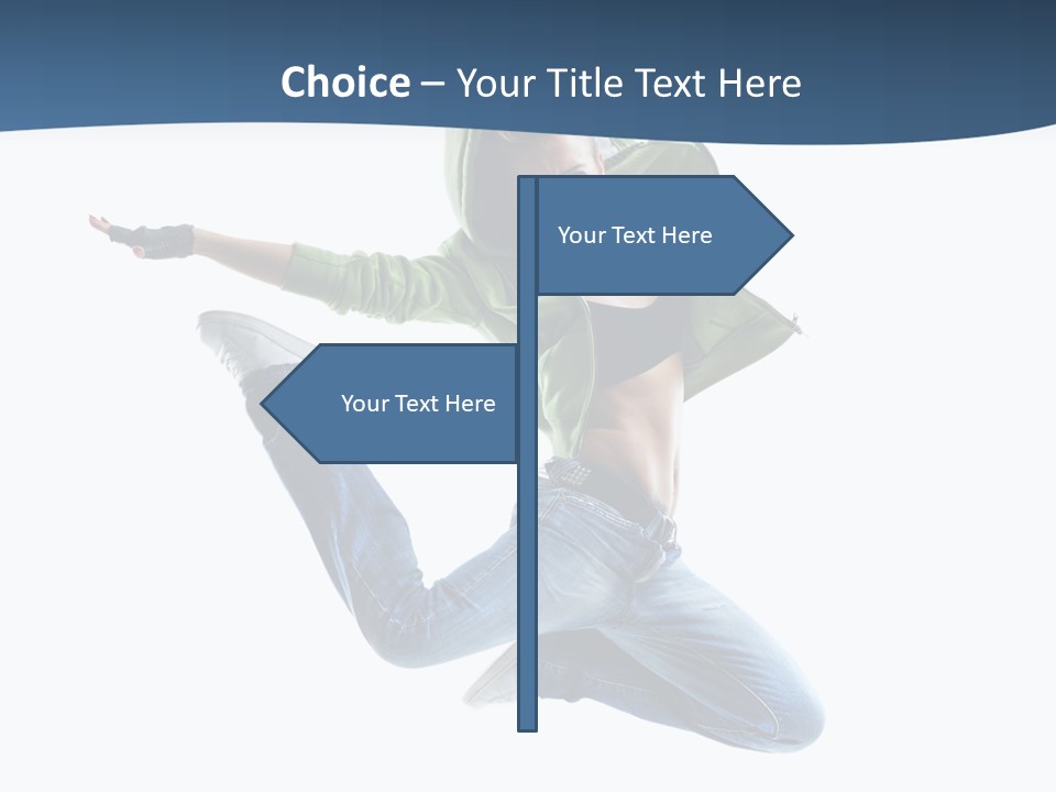 Female Performer Attractive PowerPoint Template