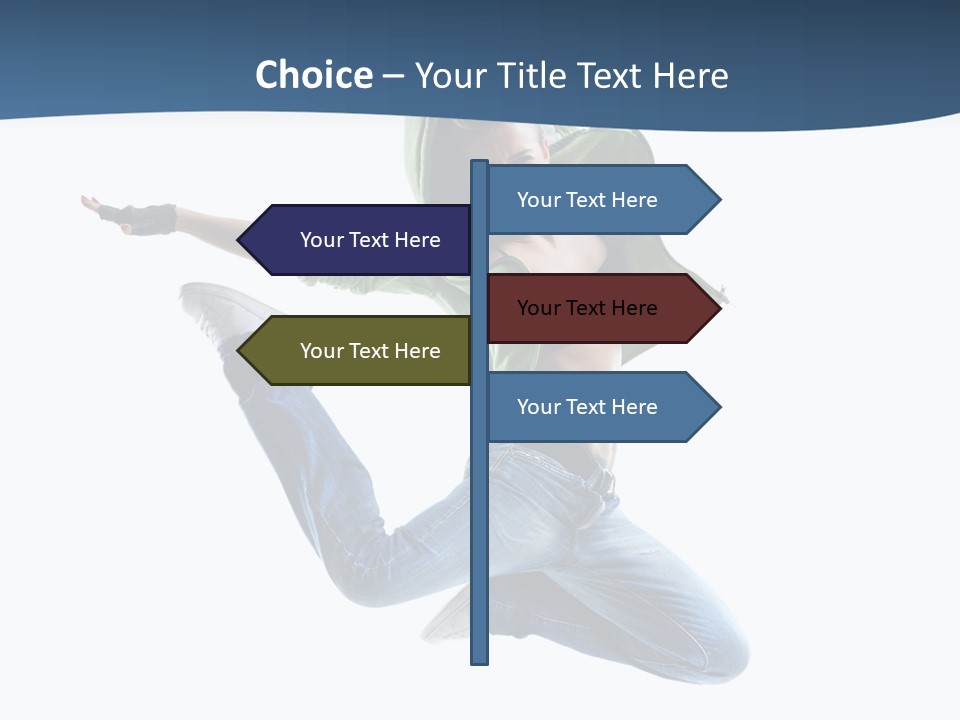 Female Performer Attractive PowerPoint Template