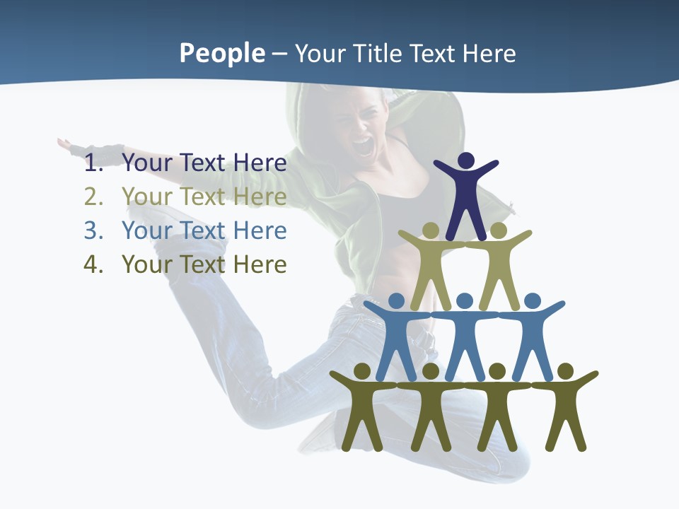 Female Performer Attractive PowerPoint Template