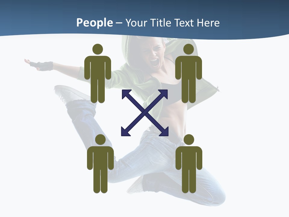 Female Performer Attractive PowerPoint Template