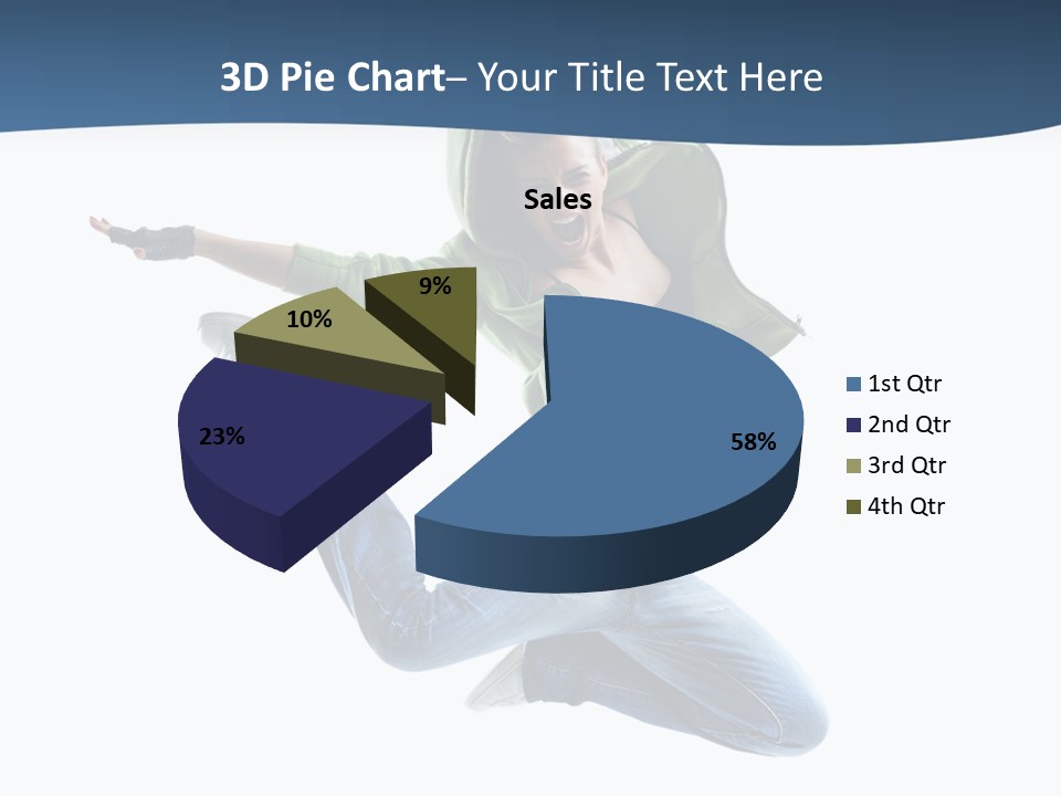 Female Performer Attractive PowerPoint Template