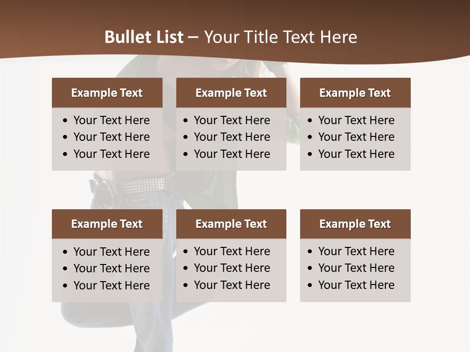 Performance Performer Action PowerPoint Template