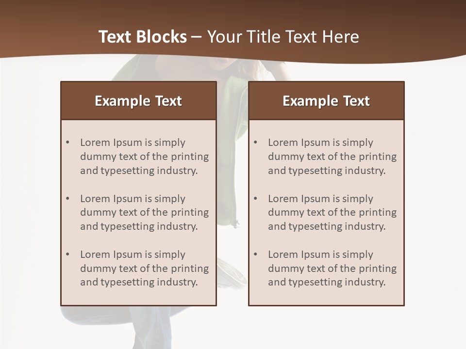 Performance Performer Action PowerPoint Template