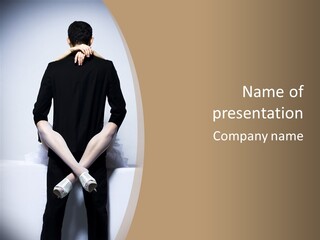 Dress Vogue Handsome PowerPoint Template