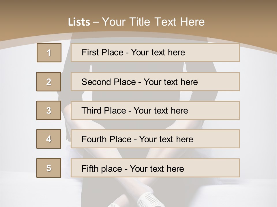 Dress Vogue Handsome PowerPoint Template