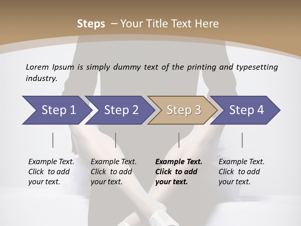 Dress Vogue Handsome PowerPoint Template